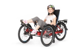 Hp Velotechnik Gekko FXS Recumbent Trike Girl Front