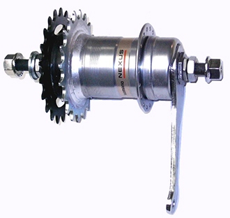 Three speed hub for Trikes