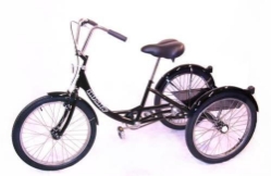 Husky T-124C Industrial Trike With Rear Platform and 500 Lbs Capacity