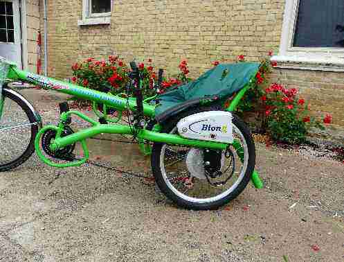 Ricksycle Aluminum Recumbent Trike Motor Kit