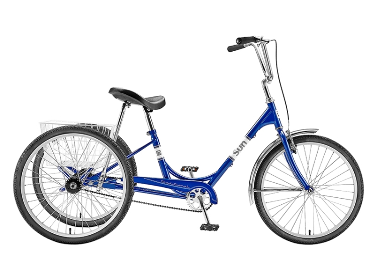 Sun Traditional Trike 24" Blue