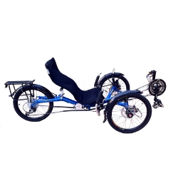 Trident Stowaway Recumbent Trike Blue