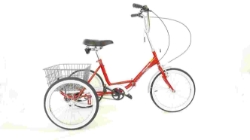True Bicycle Fold and Go Trike