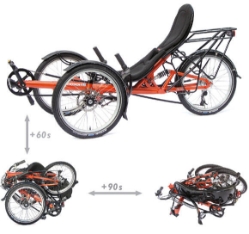 Hp Velotechnik Scorpion Fx Recumbent Trike Folding