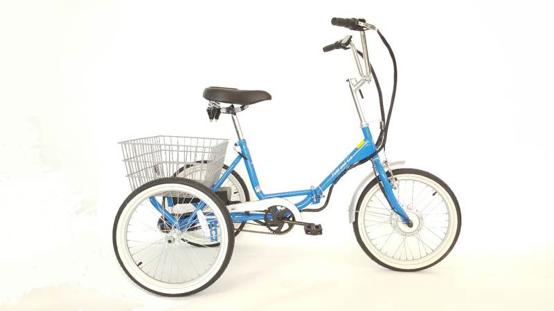 True Bicycles Fold and Go Deluxe Electric Folding trike