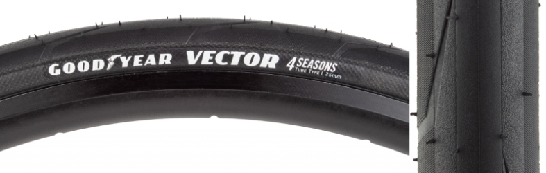 TIRE GOODYEAR VECTOR 4SEASONS 700x25 BK FOLD GSR/RSH/DIT 