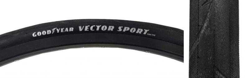 TIRE GOODYEAR VECTOR SPORT 700x28 BK FOLD HP/DUAL/RSH 