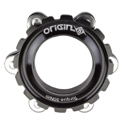 BRAKE PART OR8 DISC ADAPTER 6H/CTR LOCK BK f/THRU-AXLE 