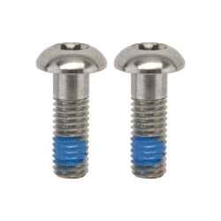 BRAKE PART SRAM DISC ADPTR SCREWS ONLY 15mm T25 SS PAIR f/FLAT MOUNT CALIPER 