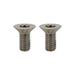 BRAKE PART SRAM DISC ADPTR SCREWS ONLY 10.7mm T25 SS PAIR f/FLAT MOUNT CALIPER 