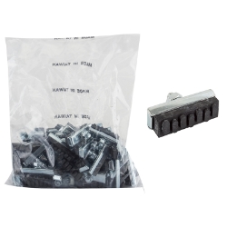 BRAKE SHOES SUNLT ROAD BULK BK BGof25pr 