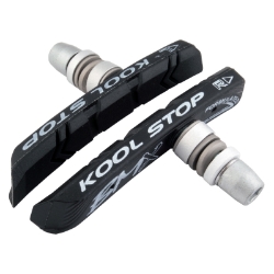 BRAKE SHOES K/S V-BRAKE BMX BK PR w/HRDWR 
