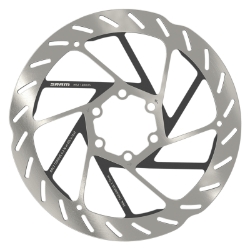 BRAKE PART SRAM DISC ROTOR 160 HS2 6B ROUNDED w/STL BOLTS SL/BK 