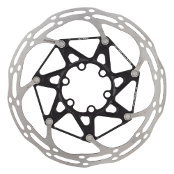 BRAKE PART SRAM DISC ROTOR 160 C-LINE 6B 2-PIECE ROUNDED STL BOLTS 