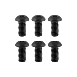 BRAKE PART OR8 DISC BOLTS M5x10 TORX BK PKof6 