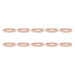 BRAKE DISC SUNLT HOSE FITNG OIL SEAL PT06 9x6x1mm BRASS FOR AVID/HAYES/MAGURA/SHI BGof10 