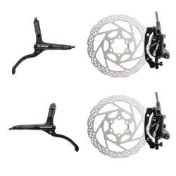 BRAKE DISC CLK REACT-2 HYD F&R w/LVR 160 IS BK 