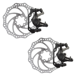 BRAKE DISC CLK CXR-01 MECH F&R 160mm BK 