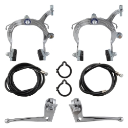 BRAKESET SUNLT STL F+R w/LVRS CP 