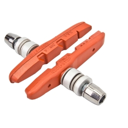 BRAKE SHOES K/S V-BRAKE SALMN PR wHRDWRE THINLINE 