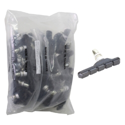 BRAKE SHOES SUNLT ATB V BULK BK CONTAINS 2 BAGS 25 LEFT 25 RIGHT BGof25pr 