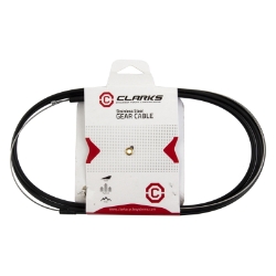 CABLE GEAR CLK SS w/BLK 4mm SIS HOUS 