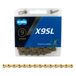 CHAIN KMC X9SL 9s Ti-N GD 116L 