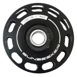 REC REP CHAIN GUIDE WHEEL ONLY SGL ALY w/SEALED BEARING 38x56x13wx10d BK 