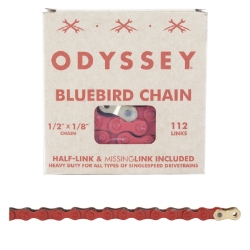 CHAIN ODY 1/2x1/8 BLUEBIRD 1s RD w/1/2LINK 