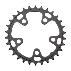 CHAINRING FSA ROAD STL 74mm 30T 5B TRIP BK 