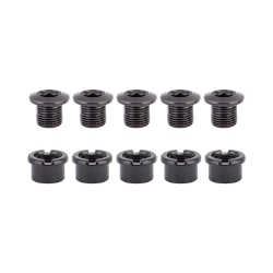 CHAINRING BOLT SET OR8 THRUSTER ROAD SINGLE STL BK 