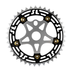 CHAINRING SE BIKES 1pc 39T 1/8 ALY w/SPIDER BK/SL CP 