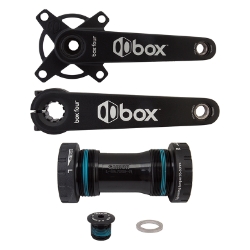 CRANKSET BOX FOUR 2pc ALY 160 24mmAXLE 104mm BK 