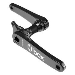 CRANKSET BOX THREE 2pc HOLLOW 180 24mmAXLE 104mm BK 