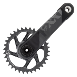 CRANKSET SRAM XX1 EAGLE 170x34 DM DUB XSYNC2 w/oCUPS LUNAR-GY 