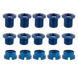 CHAINRING BOLT SET BOX ONE 7075 ALY 15pc BU 