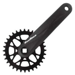 CRANKSET SUNRACE FCM40U 175x32 SQ BK 