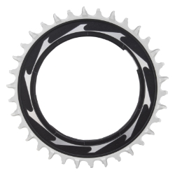 CHAINRING SRAM 34T POWERMETER THREADED EAGLE 0mm BK/SL XXSL D1 T-TYPE 