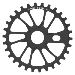 CHAINRING 1pc ODY 30T BOYD SIGNATURE BK 