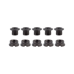 CHAINRING BOLT SET OR8 SINGLE ALY BK 