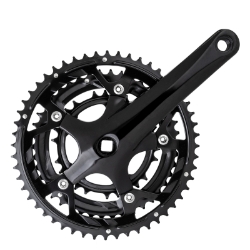 CRANKSET SUNLT RD 170x52/42/30 SQ BLK 