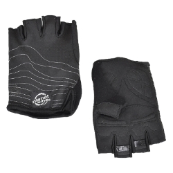 GLOVES PB TOPO GEL HALF FINGER BK LG 
