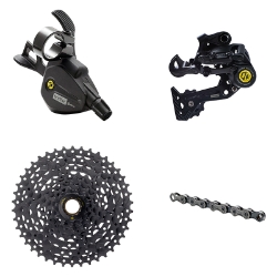 GROUP KIT BOX FOUR 8s WIDE/MULTI RD/TRIGGER-SHIFTER/CHAIN/CASS 11-42 