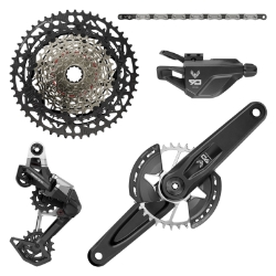 GROUP KIT SRAM EAGLE 90 T-TYPE RD/TRIGGER-SHIFTER/CRANK DUB 12s-175x32DM/CHAIN/CASS XS1275 10-52 BK 