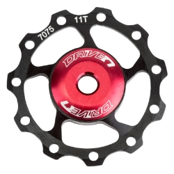 DER PART SUNRACE PULLEY SP880 11T ALY/CERAMIC BEARING 