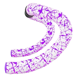 TAPE & PLUGS SUPACAZ SUPER STICKY KUSH SPLAT LE WH/N-PU w/PU STAR PLUGS 
