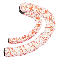 TAPE & PLUGS SUPACAZ SUPER STICKY KUSH SPLAT LE WH/N-OR w/BK STAR PLUGS 