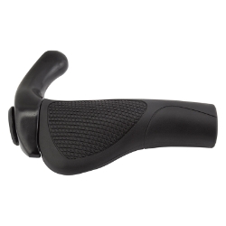 GRIPS SUNLT ERGO PLUS 135mm BK/BK w/ALY BAR-ENDS 