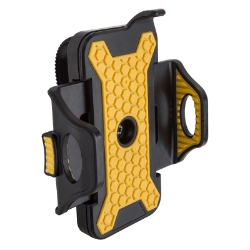 HBAR MOUNT CLEAN MOTION ROTATING PHONE HOLDER BK/YL 