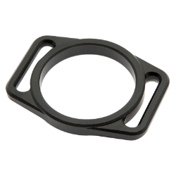 HEAD PART PDW SPACER ALY BINGO 5mmx1-1/8 w/20mm HOOK-&-LOOP STRAPS BK 